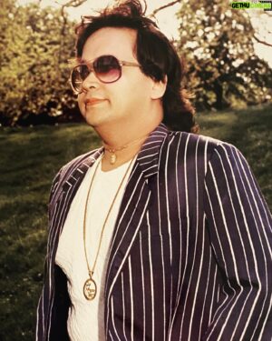 Bappi Lahiri Instagram - Recording of Album “Moving Away” in London 1987 #bappilahiri