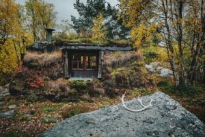 Bára Vávrová Instagram - Right now I wouldn’t mind to disappear in the colourful forest of Grøtådalen, sleep in a tent next to the lake Oasen or listen to the burning wood in the mossy cabin on the shores of Nedre Roasten. Autumn Femundsmarka is something else, always worth coming back to. 

#femundsmarka #fulufjället #gutulia #norge #sverige  #engerdal