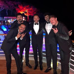 Baraa Alem Instagram - The Boys from cannes 2022 ! 

الفتية الذي جعلوا كان تكون 🖤

The Family @sa.66b 
The elegant @yasiralsaggaf 
The real @mujtabaa_saeed 
The Berliner @hanneshoehn 

#cannes2022