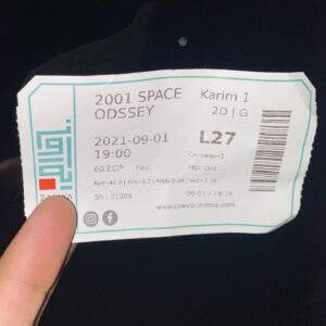 Baraa Alem Instagram - The day we watched 2001 A Space Odyssey on the Big Screen 🌑💫

September 1st 2021

اليوم اللي شاهدنا فيه تحفة ستانلي كيوبرك على الشاشة الكبيرة 🌑