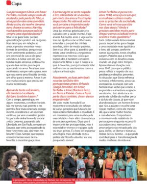 Bárbara Sut Instagram - • UMA MULHER PLURAL •
Minha primeira capa em uma revista veio acompanhada de uma matéria com entrevista que me deixou muito feliz! Ter espaços para falar sobre minha carreira e minha forma de ver o mundo é sempre muito especial, mas esse aqui na @revistaanamaria realmente mexeu com meu coração! Muito grata por fechar o ciclo de Amor Perfeito dessa forma! 🩵
.
Foto de capa @fotografia.dela 
Assessoria @nobreassessoria 
.
#revistaanamaria #anamaria #barbarasut #revista #capaderevista #globo #amorperfeito #entrevista #atriz #bastidores #novela #noveladas18h #tvglobo #redeglobo #protagonismonegro #blackgold #musica #calor