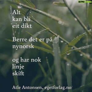 Bård Tufte Johansen Instagram - @egetforlagno