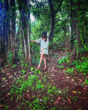 Barkha Bisht Sengupta Instagram - I never felt like I belonged anywhere. except sitting on the inside of my own head. somewhere between wonder and melancholy. 🌧️ 🎶❤️