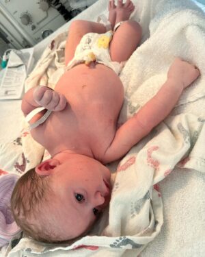 Barret Swatek Instagram - Dixon Chace Weiss made her debut today, 2/12/2024. There aren’t words to describe how I feel about her… but one thing I know for certain, it seems as though she’s been with me my whole life. Adam is in love and has yet another beautiful daughter, lucky guy. Her sisters, Faye and Madeleine, standing by to be the best role models a gal could ask for. Thank you, Yamil, the woman who carried Dixie Chace into this world with strength, grace and the best sense of humor anyone could ask of a surrogate. God is good.