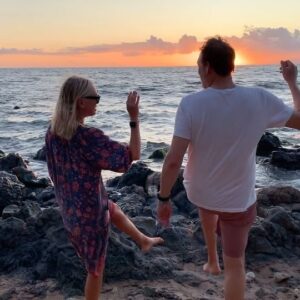 Barret Swatek Instagram - Our hearts are broken for Maui and the beautiful souls who inhabit this majestic place we are blessed to call home. If you’ve ever spent anytime here, you know how truly special and unique Maui is and how much the island gives to you and feeds you. There is a link in my bio to give back. Hawaii Community Foundation. Aloha ♥️ #MauiStrong 🌺 🌈 🌊