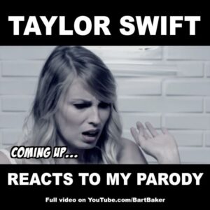 Bart Baker Instagram - WOW SHE FREAKED OUT 😂😂😂 LINK IN MY BIO 😈 like & tag ur friends for a DM 👍🏻 #taylorswift 🔥🔥🔥🔥@andie_miller