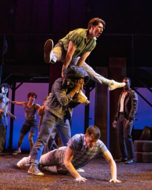 Barton Cowperthwaite Instagram - I have the honor of taking over the official @outsidersmusical IG page for our opening day tomorrow!!!
•
Please follow along on the official Outsiders page for all the behind the scenes fun of this massive and exciting day!
•
Until then enjoy these incredible production images from @murphymade 📸
•
✨STAY GOLD ✨