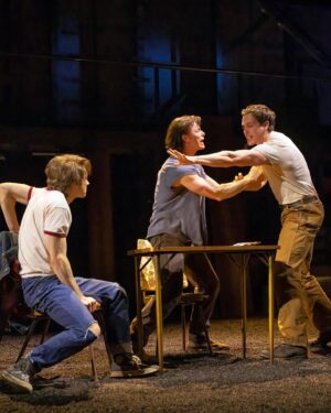 Barton Cowperthwaite Instagram - I have the honor of taking over the official @outsidersmusical IG page for our opening day tomorrow!!!
•
Please follow along on the official Outsiders page for all the behind the scenes fun of this massive and exciting day!
•
Until then enjoy these incredible production images from @murphymade 📸
•
✨STAY GOLD ✨