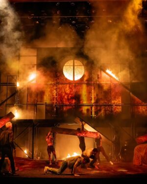Barton Cowperthwaite Instagram - I have the honor of taking over the official @outsidersmusical IG page for our opening day tomorrow!!!
•
Please follow along on the official Outsiders page for all the behind the scenes fun of this massive and exciting day!
•
Until then enjoy these incredible production images from @murphymade 📸
•
✨STAY GOLD ✨