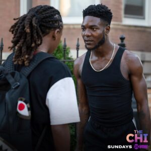 Barton Fitzpatrick Instagram - “Just do what I tell you to do” - Reg

@pdigitl 📸
@shothechi 
@showtime 
Created by @lenawaithe 
Episode 5 “Feeling the Heat”
@theofficalmichaelepps #Reg&Jake😈
YOU WONT WANNA MISS THIS SUNDAY