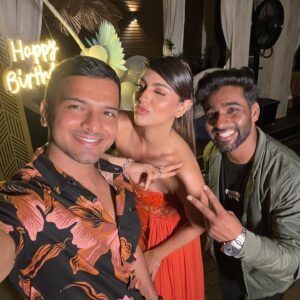 Basant Bhatt Instagram - Wish you many many happy returns of the day @akanksha8000 
Thank you for inviting us to this lovely celebration of your growth. Happy birthday ones again.
