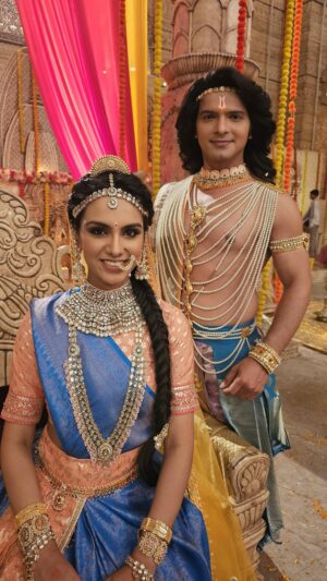 Basant Bhatt Instagram - Lakshmila 🤍
-
@kingbasantbhatt 
-
-
-
-
-
-
-
#vaidehiians #lakshman #urmila #fyp #foryou #featureme #trend #ramayan