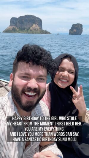 Basheer Bashi Instagram - Happy Birthday to the girl who stole my heart from the moment I first held her. You are my everything, and I love you more than words can say. Have a fantastic Birthday Sunu Molu @sunaina_basheer_ 😘👸🏻❤️
