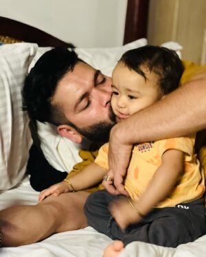 Basheer Bashi Instagram - To my little one on his special day 😍 Happy 1st Birthday EbruUu Mwaaahhh 😘🥳 @muhammad_ebran_basheer ❤️