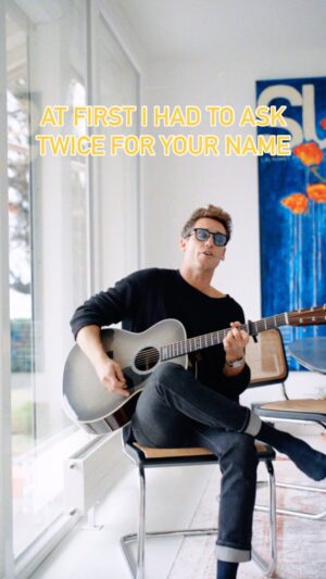 Bastian Baker Instagram - Short clip of « tattoo on my brain » acoustic version! Bon week-end ❤️