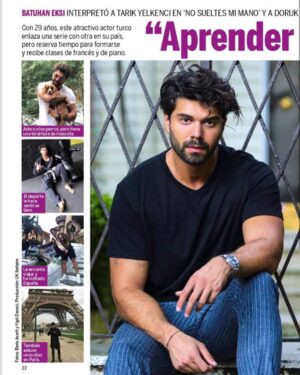 Batuhan Ekşi Instagram - Soy en el invitado del mes en la revista Telenovela. Espero que sea una buena lectura para tod@s. Mil gracias :)