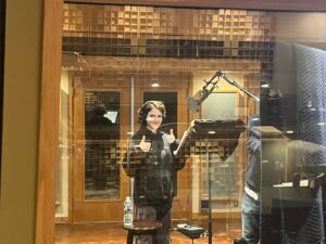 Bay Allebach Instagram - Just finished ADR for A Friend of the Family!!! 

#adr #afriendofthefamily