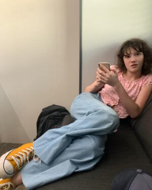 Bay Allebach Instagram - Behind the Scenes #bts of The Black Phone 📞 🎥

Me and @reagan.shumate really slayed being teen girls 1&2 

#theblackphone #behindthescenes @theblackphonemovie 🎥