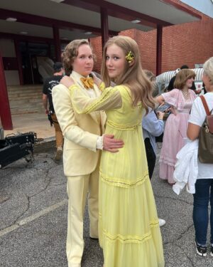 Bay Allebach Instagram - Behind the scenes of Episode 9 of A Friend of the Family. I loved working with this talented cast, I made so many amazing memories that I will never forget. Congratulations to everyone who made this series possible!! 
.
.
.
.
.
@mckennagraceful @the.emmafaith @ethanjdaniels @willbuiejr @colinhanks @liotipton @_annapaquin @norah.elin.murphy @maggiesonnier @hendrixyancey @misterjakelacy @janibroberg @nickantosca @lmwolk @keilahdavies 
.
.
.
#afriendofthefamily #janbroberg #episode9