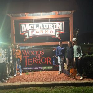 Bay Allebach Instagram - More photos from today - I had so much fun! We missed you @spencer_fitzgeraldd 

#woodsofterror