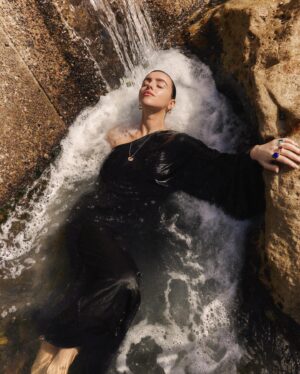 BeBe Bettencourt Instagram - casual dip with @sundaylifeau and @janlogan_ 💦💦

Story - @genquigley
Photographer - @jeddcooney
Stylist - @pennymccarthy
Hair - @keirenstreethair
Makeup - @katieangusmakeup