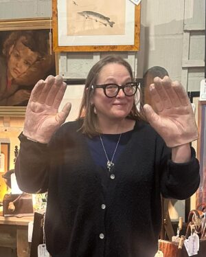 Beatie Edney Instagram - #photodump My visit to Stow-on-the-Wold  and what Button did while I was away. I’m in an antique shop with big hands, while Button was blissed out at @nicki_lt