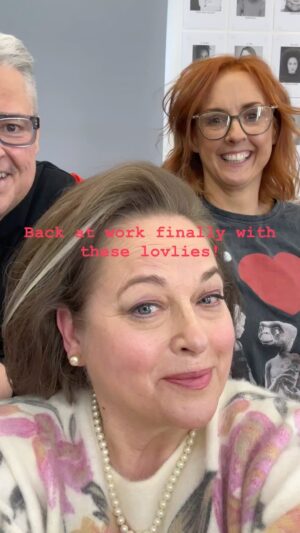 Beatie Edney Instagram - Back at work on Am I Being Unreasonable? 2 with @mrlennyrush @daisymaycooper @julietcowan1 very exciting.