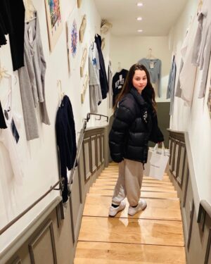 Beau Gadsdon Instagram - Last minute shopping in Rome - filming new series for Sky.