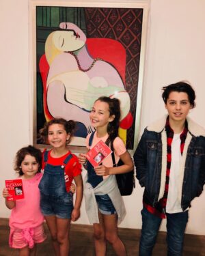 Beau Gadsdon Instagram - @Tate Modern Picasso exhibition with my brother and sisters today #geniuspicasso  #geniusseason2  @natgeochannel  @antoniobanderasoficial  @c_poesy_  @realsebroche