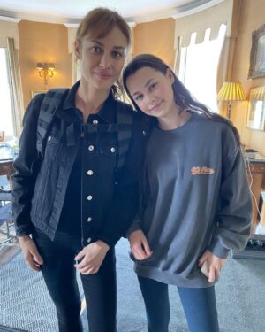 Beau Gadsdon Instagram - With Olga Kurylenko filming Treason