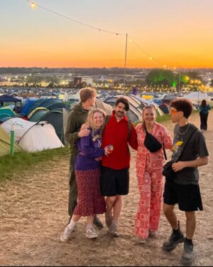Bebe Cave Instagram - went to Glastonbury and had an incredibly nice time NO IRONY at all.im being COMPLETELY sincere. just fully good vibes with REALLY NICE And cool people . im sick to my stomach - did a WCTATRN podcast with @jessiecave all about it on our patreon link in my bio ♥️💕🤘
