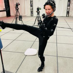 Bekka Prewitt Instagram - I feel like Superman when he gets to put on his cape. 😜 PCAP!
🙏🏻 @katbottoms @patrickbbishop @rougemocap @anghel.paras @bodyromjohn @henrizzy @featuredband @samistark1 @vince.argentine @jmelfi1 
•
#BekkaPrewitt #Actor #voactor #voiceactor #pcapactor #BekkasLittleOnes #belaslittleones #mocapactor #ResidentEvilVillage #BelaDimitrescu #umbrellacorporation #residentevil #pcap #mocap #performancecapture #theevilwithin2 #everafterhigh #kittycheshire #Dimitrescu #REVillage #vampires #LadyDDaughters #actress #videogameactor #videogames #animation #gaming #BekkasLittleOnes #evilwithin2 #residentevilvillage #mocap