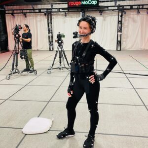 Bekka Prewitt Instagram - I feel like Superman when he gets to put on his cape. 😜 PCAP!
🙏🏻 @katbottoms @patrickbbishop @rougemocap @anghel.paras @bodyromjohn @henrizzy @featuredband @samistark1 @vince.argentine @jmelfi1 
•
#BekkaPrewitt #Actor #voactor #voiceactor #pcapactor #BekkasLittleOnes #belaslittleones #mocapactor #ResidentEvilVillage #BelaDimitrescu #umbrellacorporation #residentevil #pcap #mocap #performancecapture #theevilwithin2 #everafterhigh #kittycheshire #Dimitrescu #REVillage #vampires #LadyDDaughters #actress #videogameactor #videogames #animation #gaming #BekkasLittleOnes #evilwithin2 #residentevilvillage #mocap