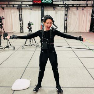 Bekka Prewitt Instagram - Feels really good to be back in uniform. 🫡 
Happy for my PCAP day. 
🙏🏻 @katbottoms @patrickbbishop @rougemocap @anghel.paras @bodyromjohn @henrizzy @featuredband @samistark1 @vince.argentine @jmelfi1 
•
#BekkaPrewitt #Actor #voactor #voiceactor #actor #pcapactor #BekkasLittleOnes #belaslittleones #mocapactor #ResidentEvilVillage #BelaDimitrescu #umbrellacorporation #residentevil #pcap #mocap #performancecapture #theevilwithin2 #everafterhigh #kittycheshire #Dimitrescu #REVillage #vampires #LadyDDaughters #actress #videogameactor #videogames #animation #gaming #BekkasLittleOnes #BekkaPrewitt #residentevilvillage