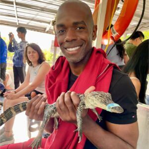 Bekka Prewitt Instagram - Can’t go to a swamp without holding a baby gator 🐊! Yes. Be very careful. 👀 I tried to go incognito by matching the gator. 😜
Joey at @cajunprideswamptours was fun, informative & entertaining!
Visiting @heir_jordans home city!
•
#NewOrleans #Louisiana #NOLA #Gator #alligator #bayou #Swamp #Creole #Jazz #Culture #Music #Roots #Respect #bekkaprewitt #actor #voactor #filmactor #tvactor #pcapactor #voiceactor #model #redhead #ginger #redheaded #gingerhair #redheadlove #animals #travel #boats #tour