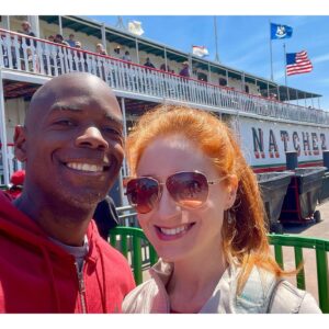 Bekka Prewitt Instagram - “I keep sailing on in this middle passage. I am sailing into the wind and the dark. But I am doing my best to keep my boat steady and my sails full.”
-Arthur Ashe, Tennis 🎾 Player
•
Take courage. You are not alone.
-BP/Me
•
@steamernatchez = Last authentic steamboat on the Mississippi!
@heir_jordans 
•
#NewOrleans #Louisiana #NOLA #Steamboat #Natchez #SteamboatNatchez #Creole #Jazz #Culture #Music #Respect #bekkaprewitt #actor #voactor #filmactor #tvactor #pcapactor #voiceactor #model #redhead #ginger #redheaded #redheadlove #redheadmodel #gingermodel  #travel #boats #tennis #ArthurAshe #courage