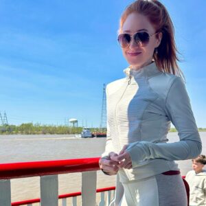 Bekka Prewitt Instagram - “I keep sailing on in this middle passage. I am sailing into the wind and the dark. But I am doing my best to keep my boat steady and my sails full.”
-Arthur Ashe, Tennis 🎾 Player
•
Take courage. You are not alone.
-BP/Me
•
@steamernatchez = Last authentic steamboat on the Mississippi!
@heir_jordans 
•
#NewOrleans #Louisiana #NOLA #Steamboat #Natchez #SteamboatNatchez #Creole #Jazz #Culture #Music #Respect #bekkaprewitt #actor #voactor #filmactor #tvactor #pcapactor #voiceactor #model #redhead #ginger #redheaded #redheadlove #redheadmodel #gingermodel  #travel #boats #tennis #ArthurAshe #courage