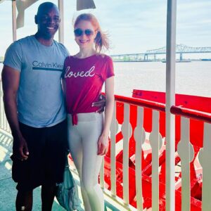 Bekka Prewitt Instagram - “I keep sailing on in this middle passage. I am sailing into the wind and the dark. But I am doing my best to keep my boat steady and my sails full.”
-Arthur Ashe, Tennis 🎾 Player
•
Take courage. You are not alone.
-BP/Me
•
@steamernatchez = Last authentic steamboat on the Mississippi!
@heir_jordans 
•
#NewOrleans #Louisiana #NOLA #Steamboat #Natchez #SteamboatNatchez #Creole #Jazz #Culture #Music #Respect #bekkaprewitt #actor #voactor #filmactor #tvactor #pcapactor #voiceactor #model #redhead #ginger #redheaded #redheadlove #redheadmodel #gingermodel  #travel #boats #tennis #ArthurAshe #courage