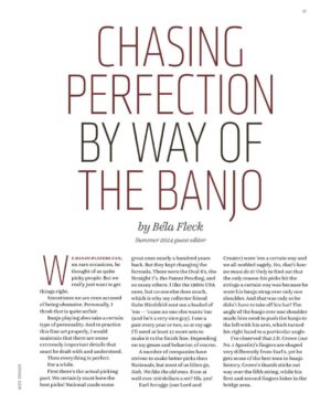 Béla Fleck Instagram - I'm a Guest Editor in the Summer edition of @nodepression. The magazine is beautiful. 

📖 Order this issue, or get a subscription, here: https://store.nodepression.com/collections/single-issues/products/summer-2024