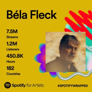 Béla Fleck Instagram - That’s a lot of banjo, thank you.