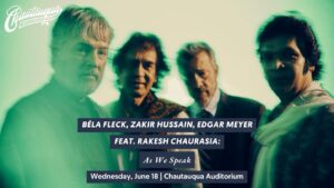 Béla Fleck Instagram - Colorado! We’ll be at Chautauqua Amphitheatre in Boulder on June 18th. Tickets go on sale Friday at 10am MST. 

@zakirhq9 @chaurasia_rakesh @z2entertainment @colorado_chautauqua
