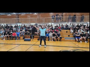 Belal Muhammad Instagram - Awesome time talking to Simmons middle school today