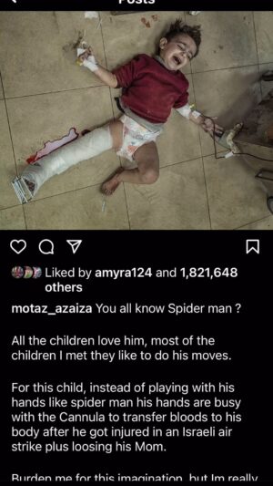Belal Muhammad Instagram - All kids should be able to live like kids , play like kids,  eat like kids learn like kids not face famine and death everyday .. @thepcrf was able  to give Jude a better chance at life all the other kids in Gaza deserve a chance too