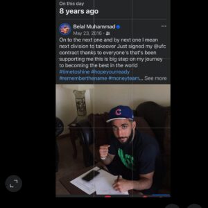 Belal Muhammad Instagram - Takeover gets complete July 27th