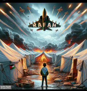 Belal Muhammad Instagram - 600,000 children in Rafah under attack 🙏🙏🙏