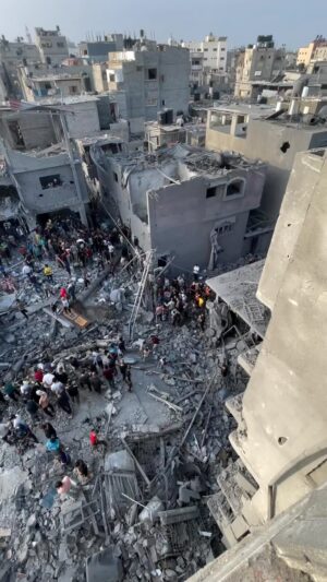 Belal Muhammad Instagram - 200,000 people killed, missing, or pushed out of Gaza.
