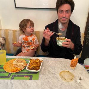 Ben Feldman Instagram - So some Me news: on Monday, an incredible surgeon in Newport (dr Robert Bray) opened up my neck, drilled out some calcified bone & 2 shitty discs in my spine, popped in 2 artificial discs & sewed me back up. It was horrifying but I’m alive & lots of friends/family sending me food that I can swallow, which is a v underrated category of food (slippery). @michellehelyn is an incredible (& patient) nurse & sometimes when she’s unavailable, Charlie will bring his toy dr bag up to my room & give me a “shot”. Anyway things are good.
