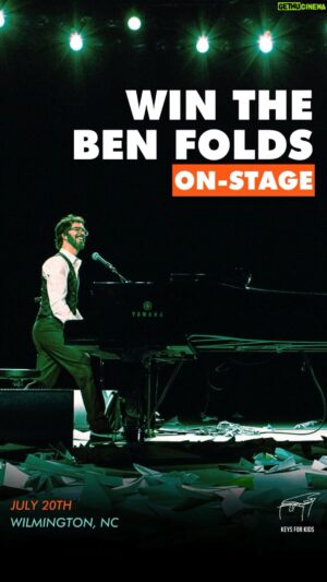Ben Folds Instagram - Win a trip to meet Ben at his show in Wilmington, North Carolina and join him onstage during the paper airplane requests!

Donate now to support Keys For Kids and help young people get access to instruments and music lessons. 

With your donations you'll have a chance to win this prize package including flights, hotel, dinner, tickets to my show & so much more. 

Donate To Win and learn more at: fandiem.com/benfolds

@winwithfandiem