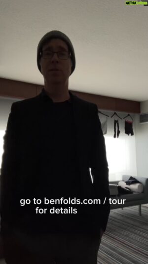 Ben Folds Instagram - buy a ticket, and we'll let him go...

benfolds.com/tour