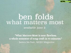 Ben Folds Instagram - pre-save now.